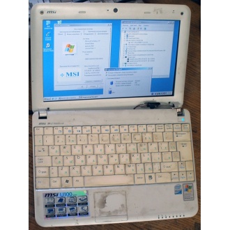 Нетбук MSI Wind U100 (Intel Atom N270 1.66Ghz /1024Mb DDR2 /120Gb /10" 1024x600) - Северск