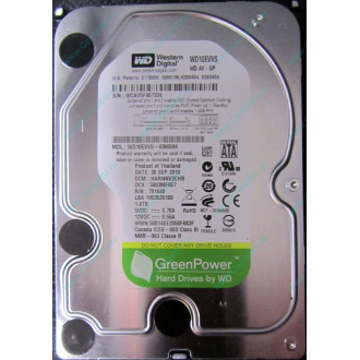 Б/У жёсткий диск 1Tb Western Digital WD10EVVS Green (WD AV-GP 1000 GB) 5400 rpm SATA (Северск)