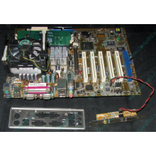 Материнская плата Asus P4PE (FireWire) с процессором Intel Pentium-4 2.4GHz s.478 и памятью 768Mb DDR1 Б/У (Северск)