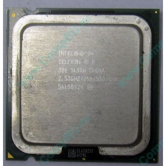 Процессор Intel Celeron D 326 (2.53GHz /256kb /533MHz) SL98U s.775 (Северск)
