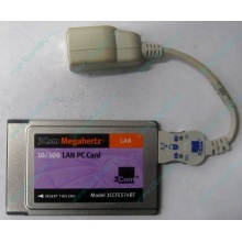 Сетевая карта для ноутбука 3COM Mehahertz 3CCFE574BT (PCMCIA) - Северск