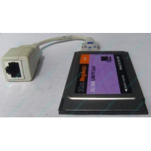 Сетевая карта для ноутбука 3COM Mehahertz 3CCFE574BT (PCMCIA) - Северск